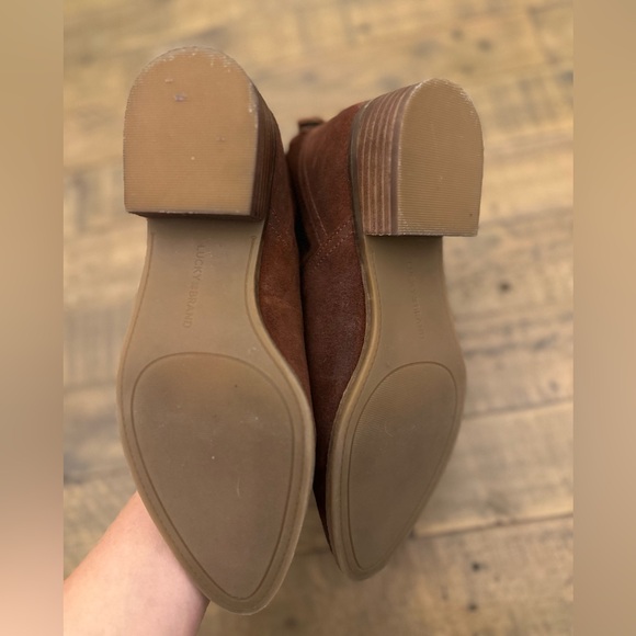 LUCKY BRAND Womens Brown Angled Profile Almond Toe Boot - Size 8.5 - Picture 6 of 6